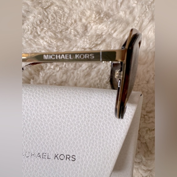 Michael Kors  Sunglasses MK 1029 Charleston Brown Cateye Shape Tortoise - Picture 8 of 12